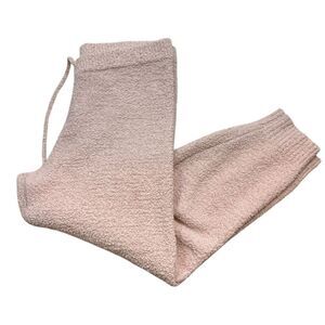 Ladies Kikit Light Pink Thick Fleece Cinch Hem Pants Size Large‎